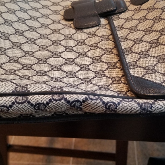 💯 GUCCI Vintage Briefcase/Portfolio/Laptop Case - Picture 12 of 13